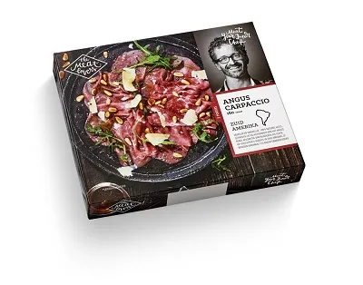 Liellopa "Angus" Karpačo, Dienvidamera, 2x80g, saldēts