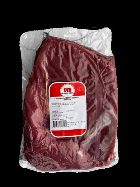 Liellopa gaļas šķiņķis bez kaula, atdzesēts ~1,5kg BIOVELA