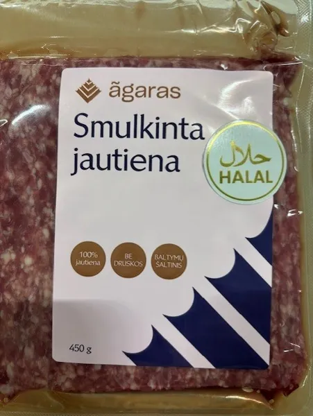 Liellopa maltā gaļa, 80/20, atdzesēta, 450g HALAL