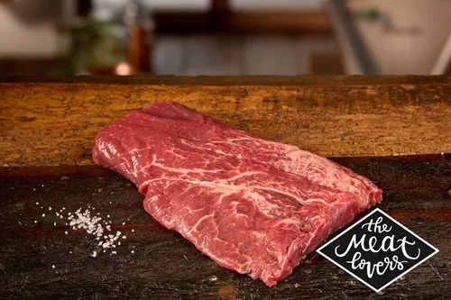 Liellopa steiks THE MEAT LOVERS Flat Iron, ar graudiem barots, saldēts, 2x125g