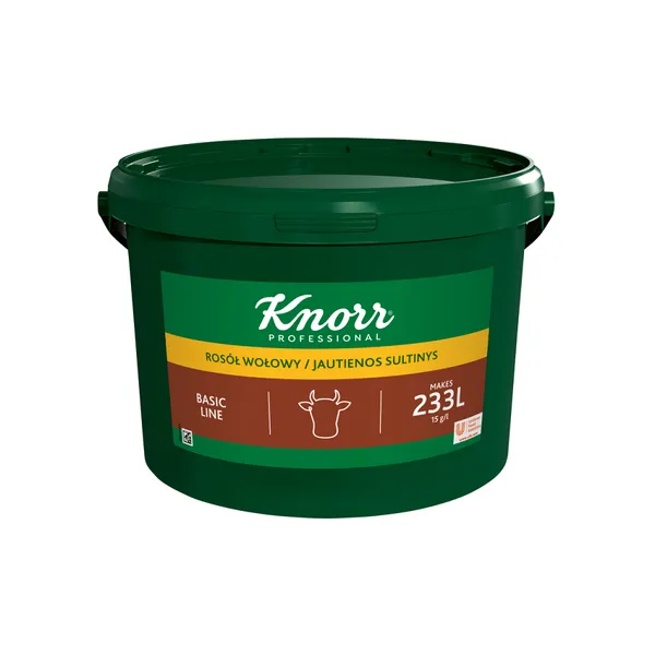 Liellopu buljona bāze KNORR Professional, sausā veidā, 3.5kg