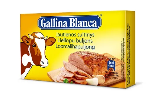 Buljons lielopu gaļas Gallina Blanca  8×10 80g