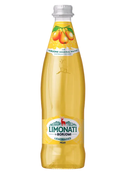 Limonāde LIMONATI by BORJOMI, ar bumbieru ekstraktu, 0.5l (DEP)