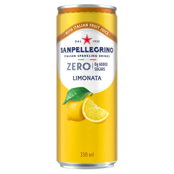 Limonāde S.PELLEGRINO Zero Limonata, bundžā, 0.33l (DEP)