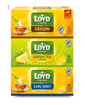 LOYD tēju komplekts, 3x25gb