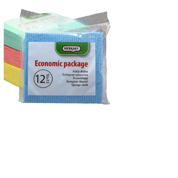 Lupatas mitruma uzsūkšanai MERKANT, krāsainas, 12gab