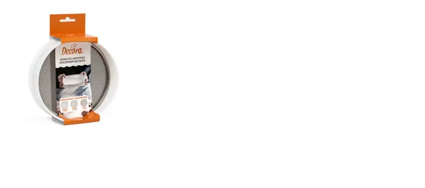 Maināmi nerūsējošā tērauda sieti ar plastmasas ietvaru, D 20 X 7 H cm