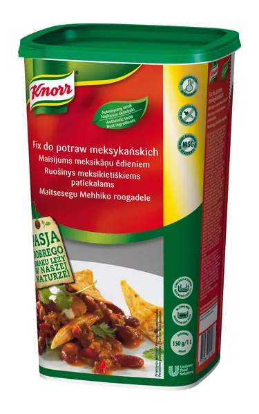 Maisījums meksikāņu ēdieniem KNORR, sausā veidā, 1kg