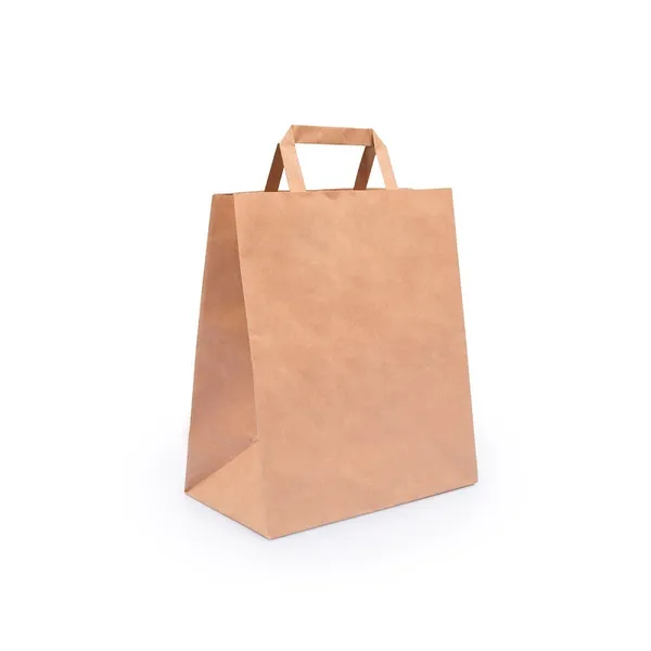 Maisiņš papīra ar rokturiem 26x16x33.5cm, brūns