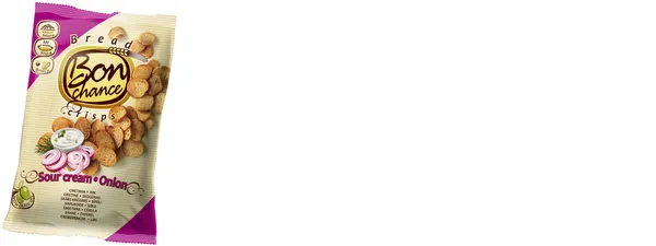 Maizes čipsi ar krējuma garšu un sīpoliem 120g, Bon Chance