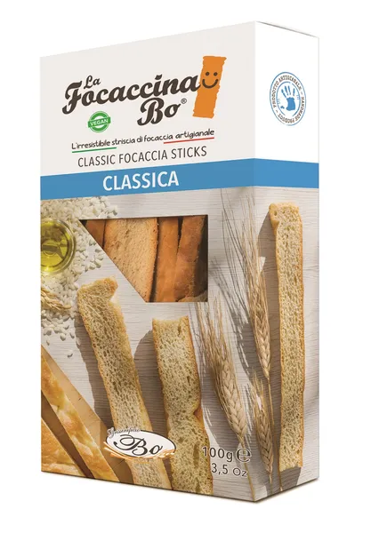 Maizes standziņas FOCACCINA Classica kraukšķīgā fokača, 100g