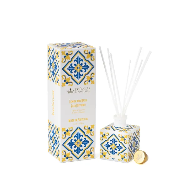 Mājas aromāts ESSENCIAS DE PORTUGAL Azulejo Lemon&Basil, 200 ml, 1gab