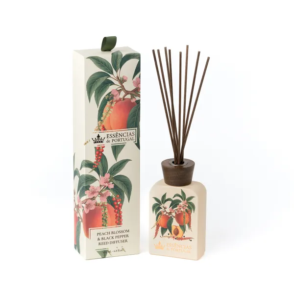 Mājas aromāts ESSENCIAS DE PORTUGAL Botanic Peach&Pepper, 200 ml, 60d, 1gab