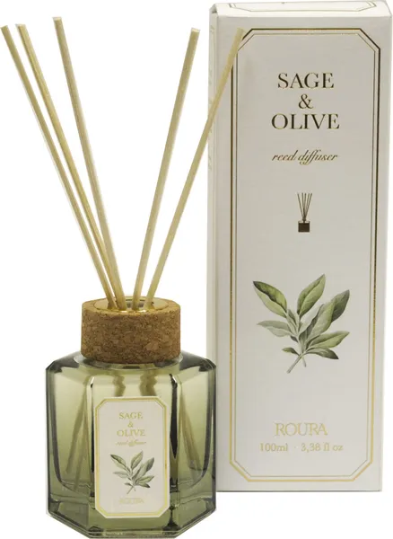 Mājas aromāts Garden Sage, ar kociņiem, 100 ml, līdz 50 d.