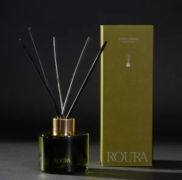 Mājas aromāts Icon Garden ar kociņiem, 100 ml, līdz 50 dienām