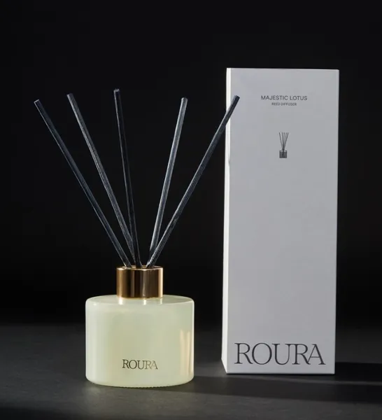 Mājas aromāts Icon Lotus ar kociņiem, 100 ml, līdz 50 dienām