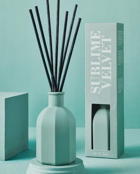Mājas aromāts Soft Velvet ar kociņiem, 200 ml, līdz 100 dienām