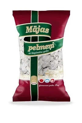 Mājas pelmeņi ar kūpinātu gaļu Ģimenes paka 1kg