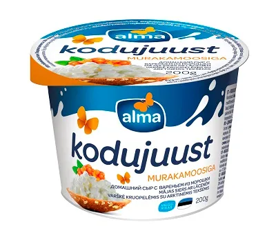 *Mājas siers ALMA ar lācenēm, 5%, 200 g