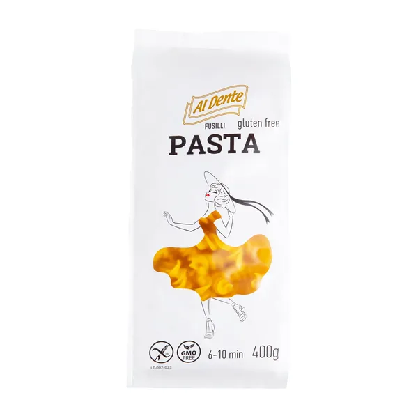 Makaroni bez glutēna AL DENTE, Fusilli, 400g