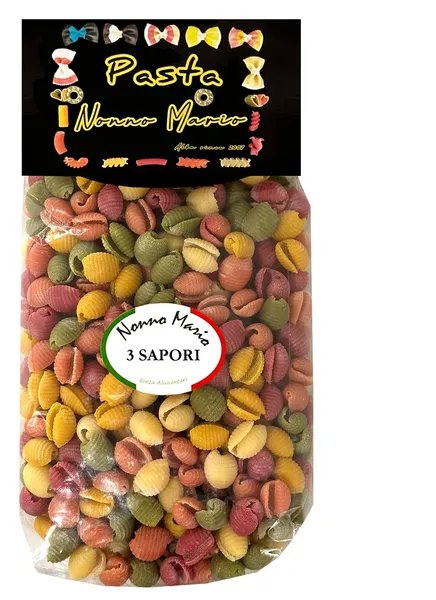 Makaroni krāsainie NONNO MARIO Gnocchetti, 500g