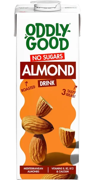 Mandeļu dzēriens ODDLYGOOD UHT, bez cukura, 1l