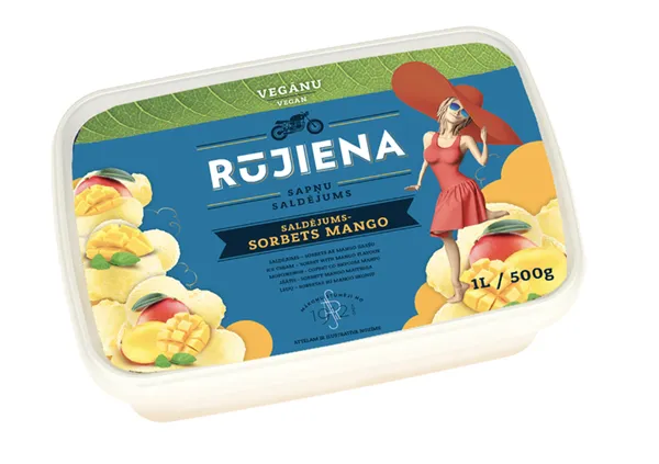 Mango Sorbets RŪJIENAS, 1l/500g