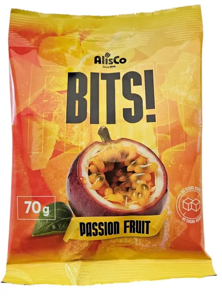 Marakujas našķis BITS!, 70g