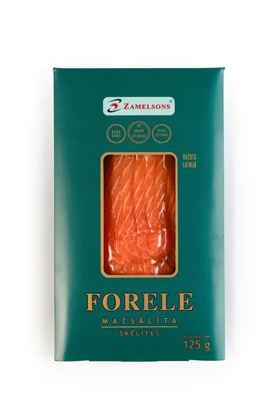 Mazsālīta forele ZAMELSON, šķēlēs, 125g
