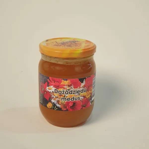Medus dažādu ziedu, stiklā, 700g