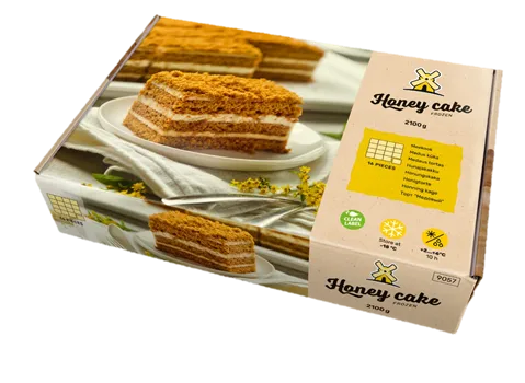 Medus kūka, saldēta 130g x 16gab, 2.1 kg