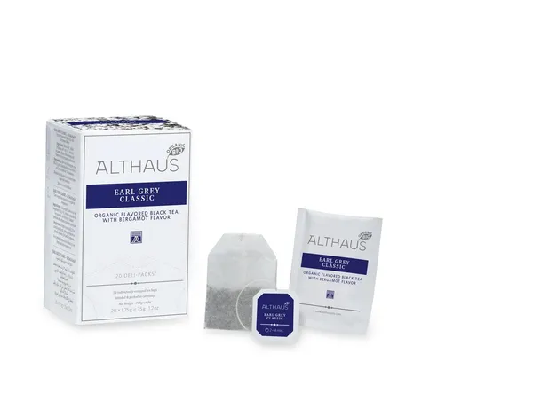 Melnā tēja ALTHAUS Deli Packs BIO Earl Grey Classic, 20x1.75g