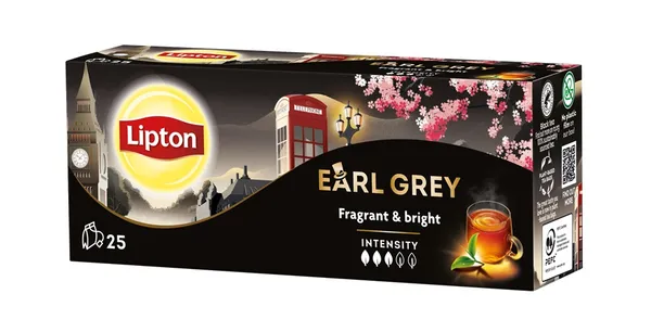 Melnā tēja LIPTON Earl Grey Classic, 25gab
