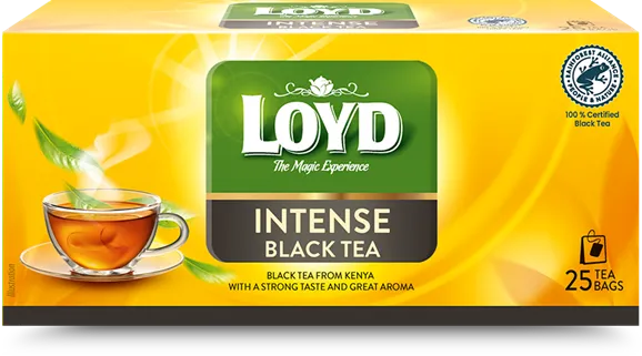 Melnā tēja LOYD Intense, 25 x 2 g