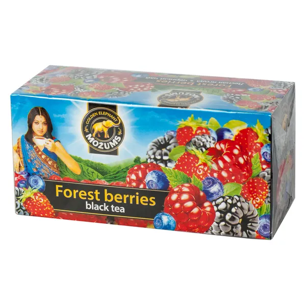 Melnā tēja MOŽUMS meža ogu 20x1.5g