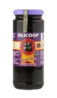 Melnās olīvas ar kauliņiem OLICOOP, 345g/160g