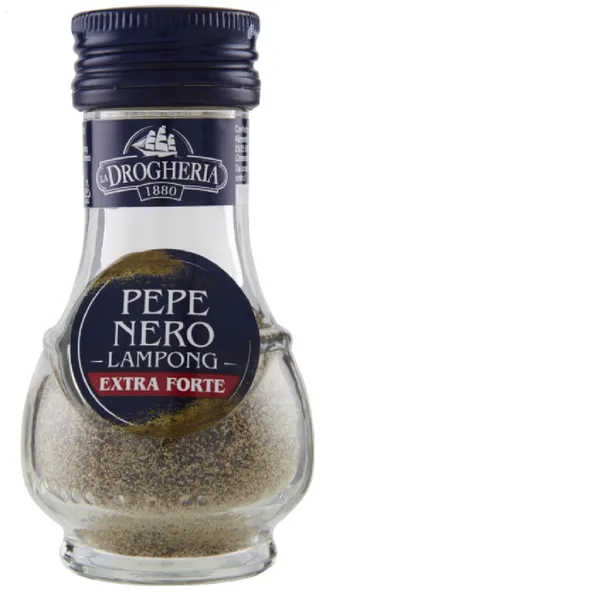 Melnie, malti pipari LA DROGHERIA, īpaši pikanti, 38g