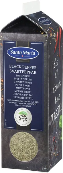 Melnie pipari, malti, 350 g, Santa Maria, Tetrapaka