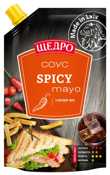 Mērce SCHEDRO Spicy Mayo,180g