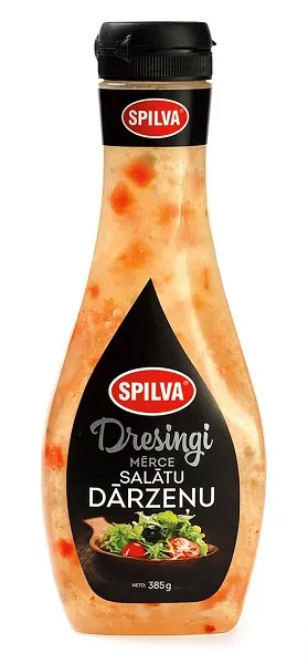 Salātu Dārzeņu mērce Spilva 380ml