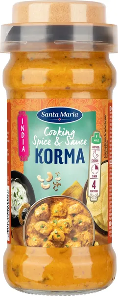 Mērce un garšvielas Korma 360g, Santa Maria