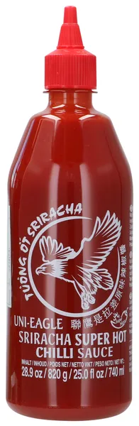 Mērce UNI EAGLE Sriracha, īpaši asa, 820g