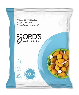 Saldētas mīdijas FJORD'S rīvmaizē 500g