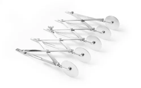 Mīklas griezējs, vienpusējs, ar 5 griešanas diskiem,  222x56x(H)55mm, 515044