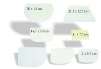 Mīklas skrāpis, polipropilēns, 22,1 x 13 cm