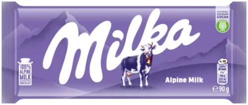 Šokolāde Milka ar Alpu pienu 90g