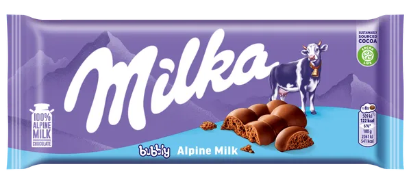 Milka Bubbly Milk 90g