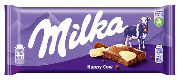 Milka Happy Cows šokolādes tāfelīte 100g