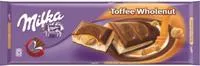Šokolādes tāfelīte Toffee whole nuts 300g, Milka