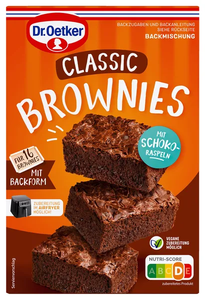 Miltu maisījums klasiskajam braunijam Dr. Oetker 462g